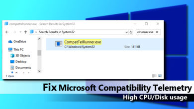 Photo of How to fix Microsoft Compatibility Telemetry High Disk Usage