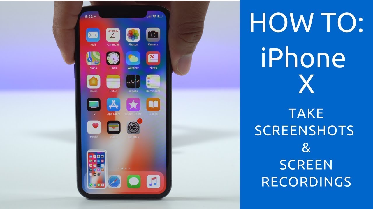 How to take a screenshot on iPhone  X iPhone  XS and 