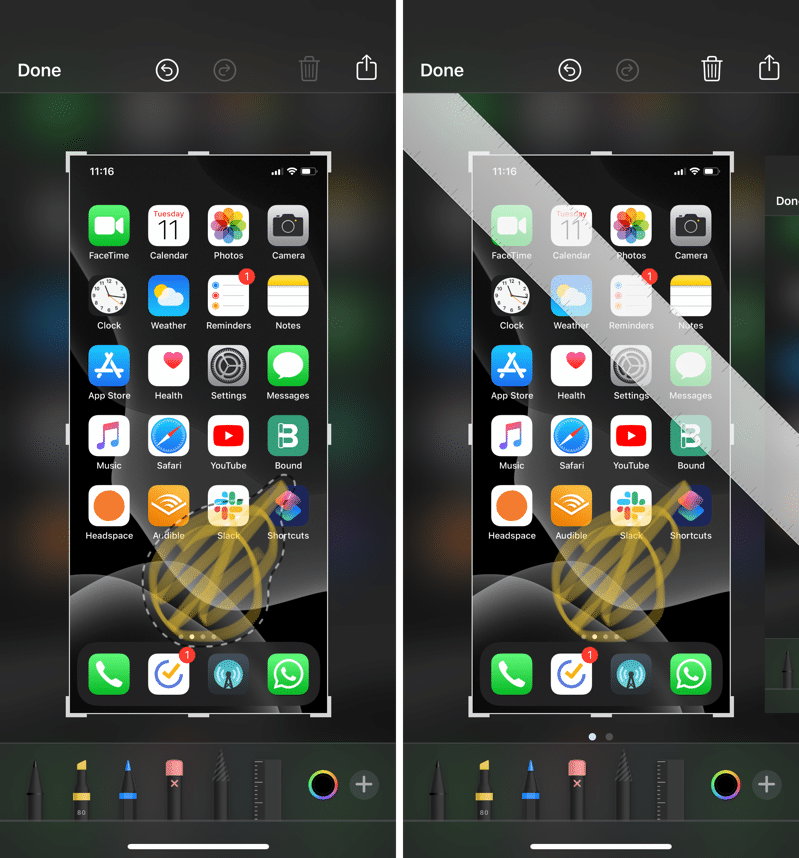 iOS 13 New Markup UI