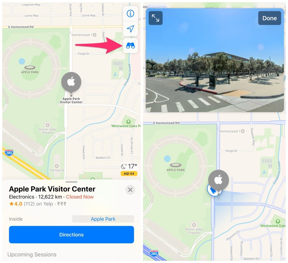 Look Around in Apple Maps