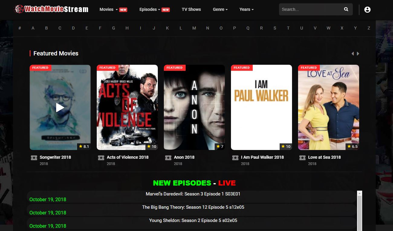Watchmoviestream has. webpage. that. the same time as. visitors. free and b...