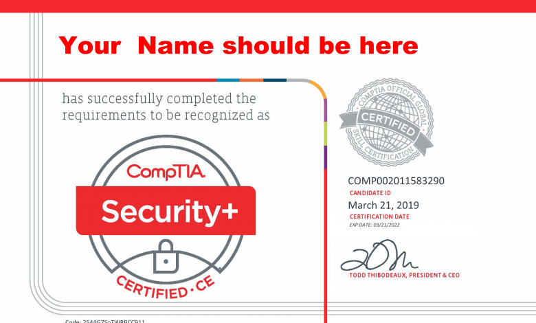 CompTIA Security+ Certification