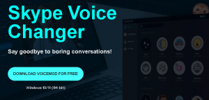 Skype voice changer app