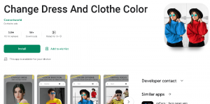 app to change clothes color in photo