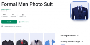 change casual clothes to business suit online free