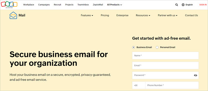 Best Free Business Email Accounts (Work Email) - Top 10 